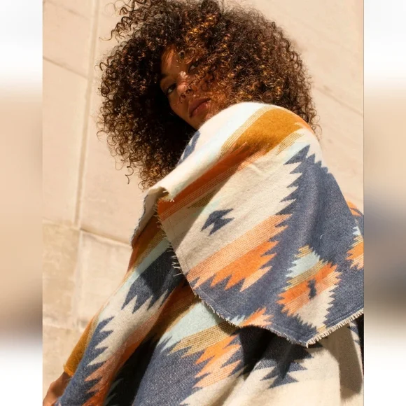 Free People Crossroads Poncho One Size - Picture 5 of 12